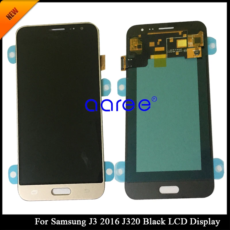 100% протестированный Регулируемый ЖК дисплей OLED для SAMSUNG J3 2016 J320 Samsung сенсорный