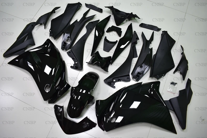 Обтекатели CBR250 RR 2011 2014 CBR 250 2012 13 14 глянцевые черные из АБС|Пластиковые и