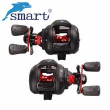 Смарт Приманка литья Рыболовная катушка LA100 LA101 6BB соотношение 6,2: 1 капли воды колесо baitcasing катушки карп в соленой воде Fly Рыболовная катушка