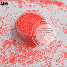 TCF508 неоновый розовый красный цвета 1,5 мм Размер устойчив к растворителям блеск для пилка для ногтей или другого DIY украшения