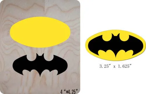 

Batman Black & Yellow & Wooden dies for scrapbooking, machine muyu