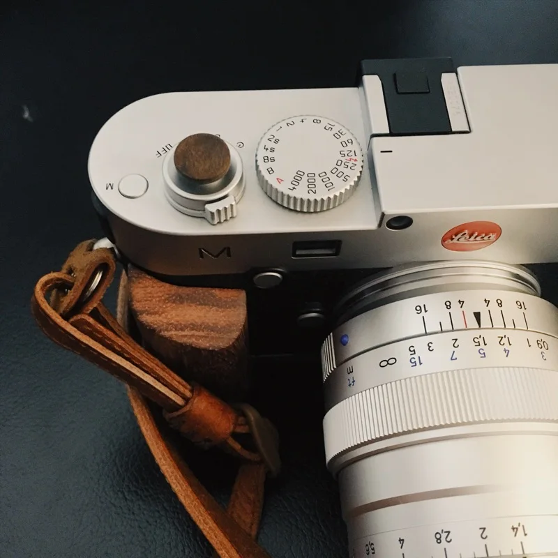 Pulsante Di Rilascio Dell'Otturatore In Legno Per Leica M3 M6 M7 M8 M9