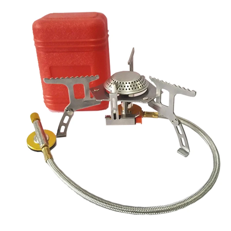 

Outdoor Gas Stove Camping Gas burner Folding Electronic Stove hiking Portable Foldable Split Stoves 3000W