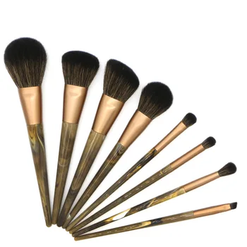 

New 8pcs Resin Handle Wool-like Classic Foundation Blending Power Eyeshadow Makeup Brushes Set Cosmetic Beauty Make Up Brush Kit