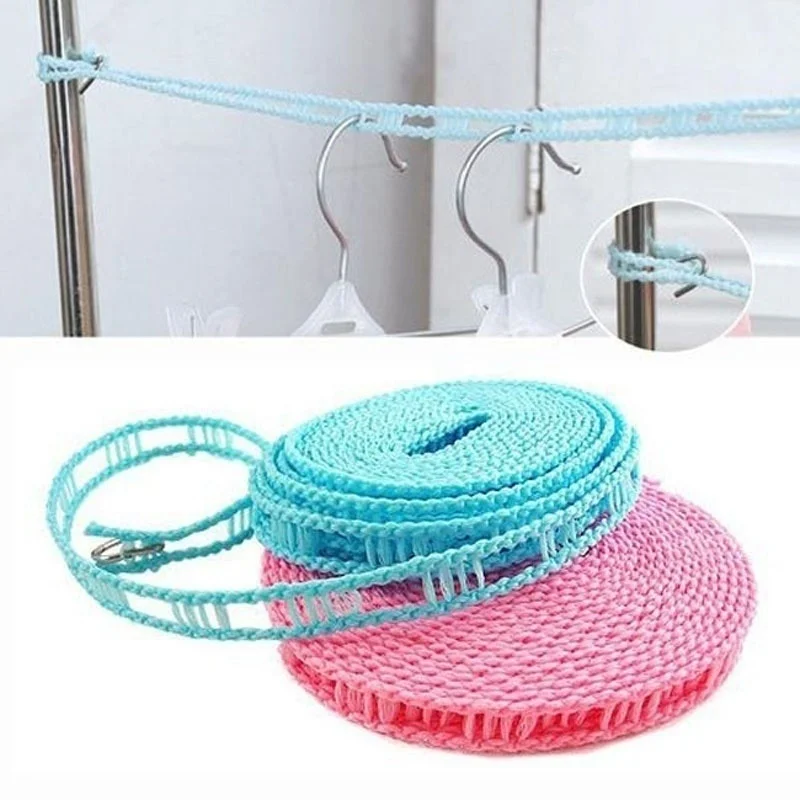 

3m/5m Clotheslines Outdoor Travel Business Clothesline Laundry Non-slip Washing Clothes Line Rope
