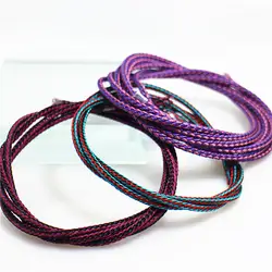 3 мм плетеный провод шнур браслет и Цепочки и ожерелья шнур DIY части 9 цветов 1 метр