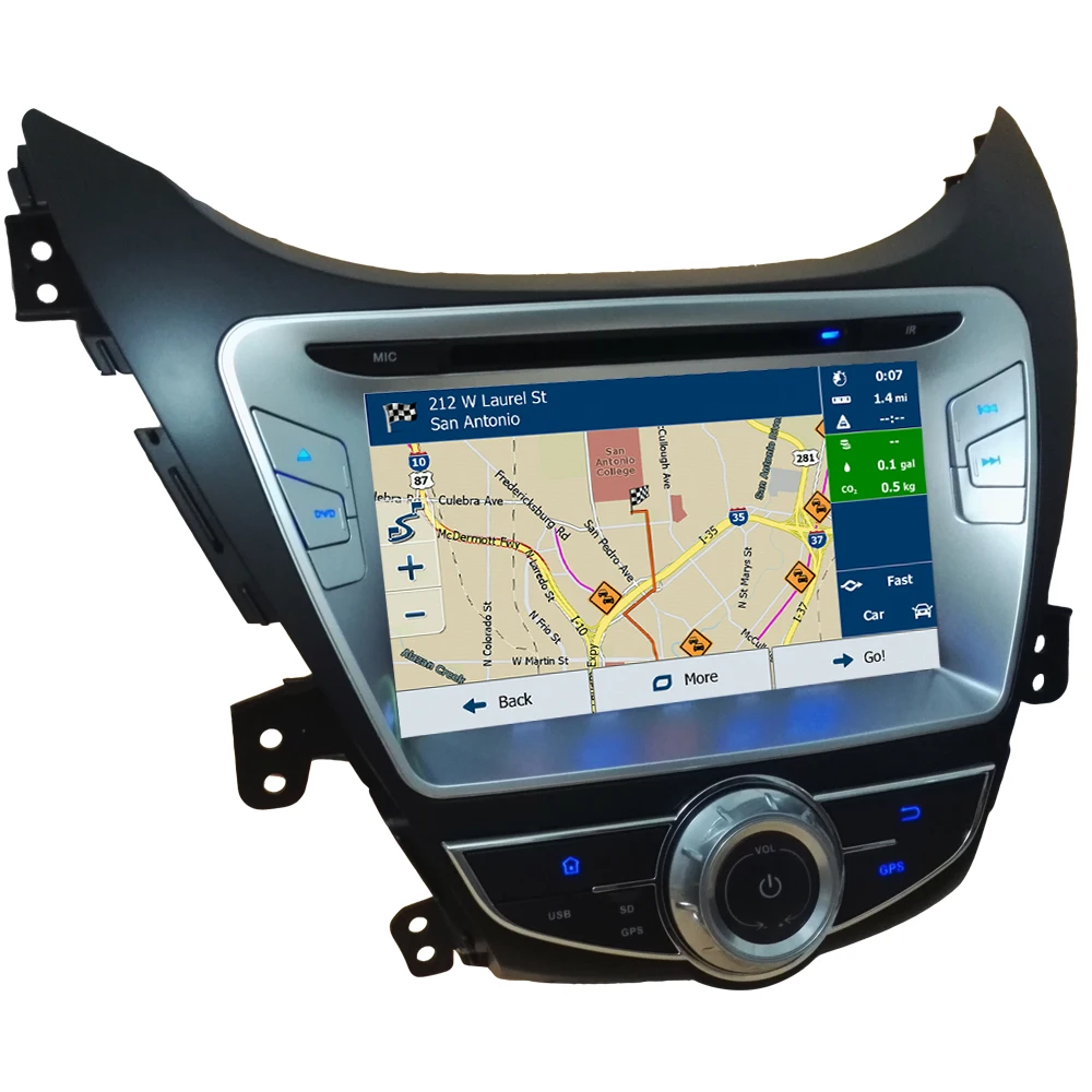 Discount KLYDE 8" 4G Android 9.0 Octa Core PX5 4GB RAM 32GB ROM Car DVD Multimedia Player Radio For Hyundai Elantra Avante I35 2010-2013 3