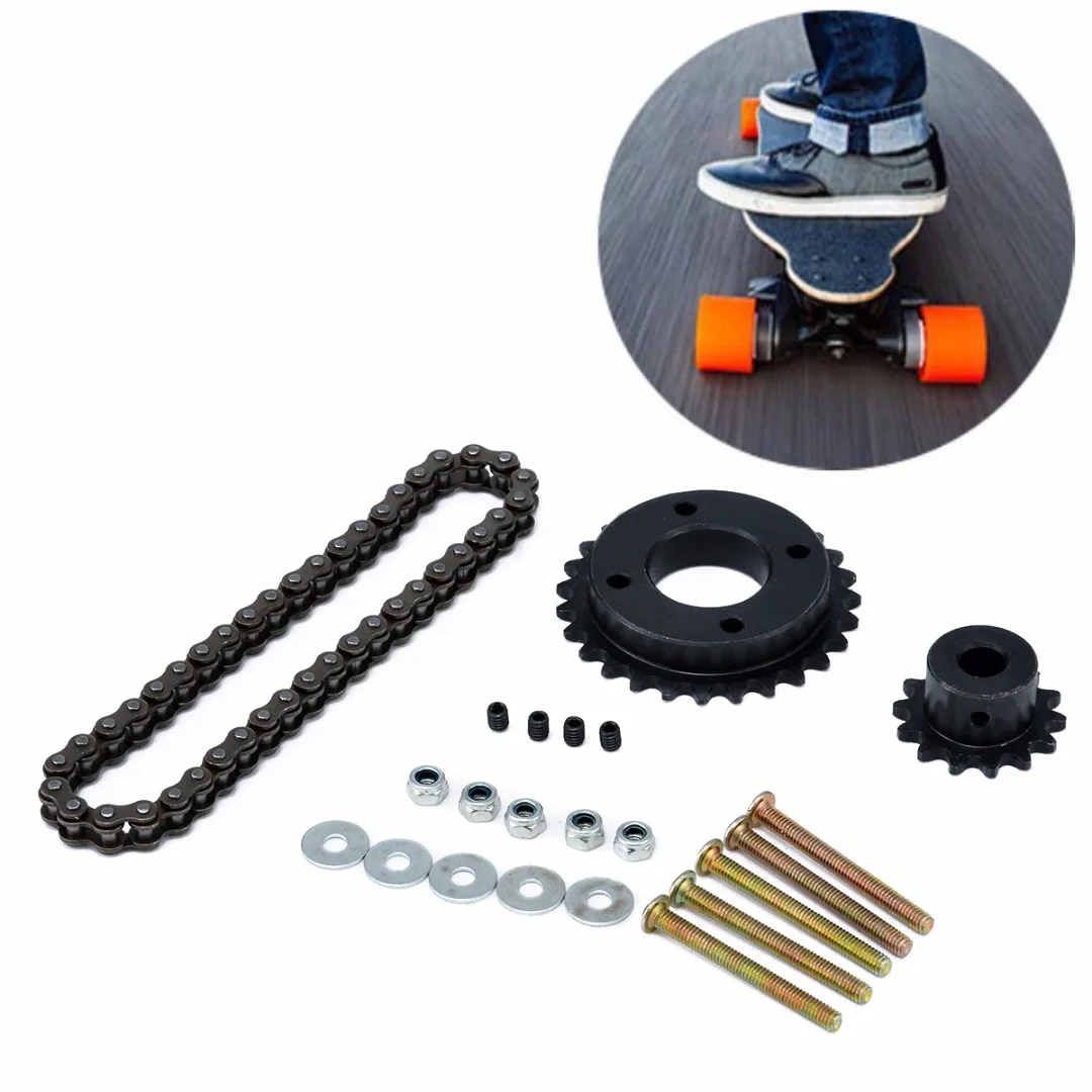 

New Electric Skateboard Replace Part Sprocket Chain Wheel DIY Set Motor Wheel Sprocket For Electric Scooters Accessories