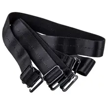 Черный эластичный тканевый металлический крюк конец бюстгальтер дамы плечевой ремень