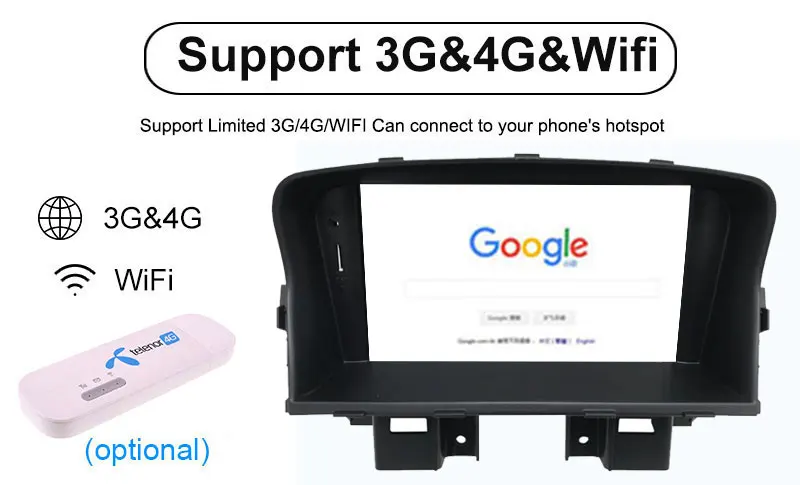 Discount Aotsr Android 8.1 GPS navigation Car DVD Player For Chevrolet CRUZE 2009-2012 multimedia 2 din radio recorder 4GB+32GB 2GB+16GB 16