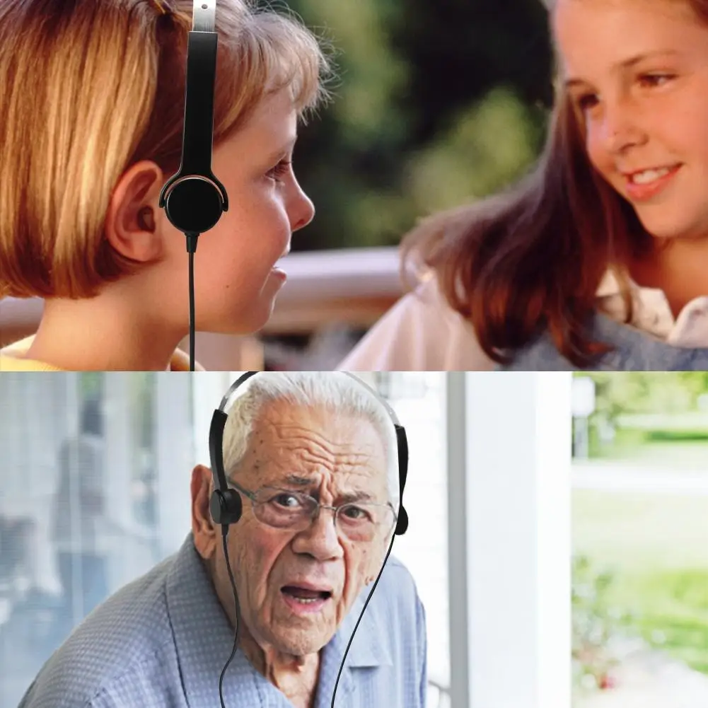 Acekool оптимальные костной проводимости наушники слуховой аппарат костной проводимости гарнитура аудифон глухих помощь подарок для слуха трудно r28