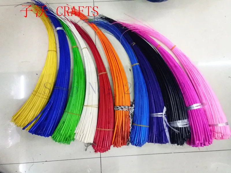 

11 colors 50 pieces / beautiful ostrich hair poles, 16-20 "/ 40-50cm long, headdress accessories and DIY hat