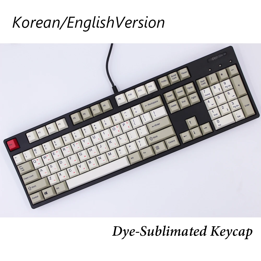 MP Вишневый профиль английская/Корейская версия Сублимация 87/112 клавиш толстые PBT брелки MX Переключатель механическая клавиатура Keycap