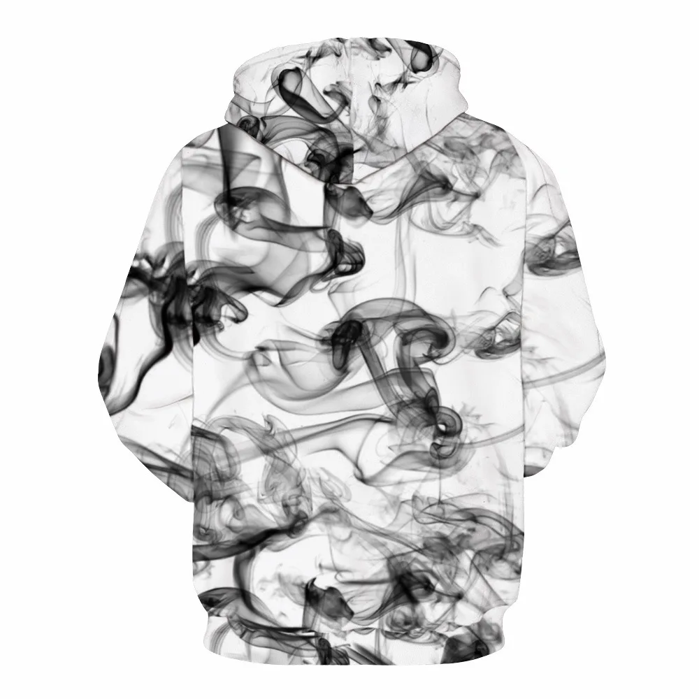 TUNSECHY новые модные мужские/женские 3d свитшоты с принтом акварельные мечтательные дымовые линии тонкий стиль осень зима с капюшоном