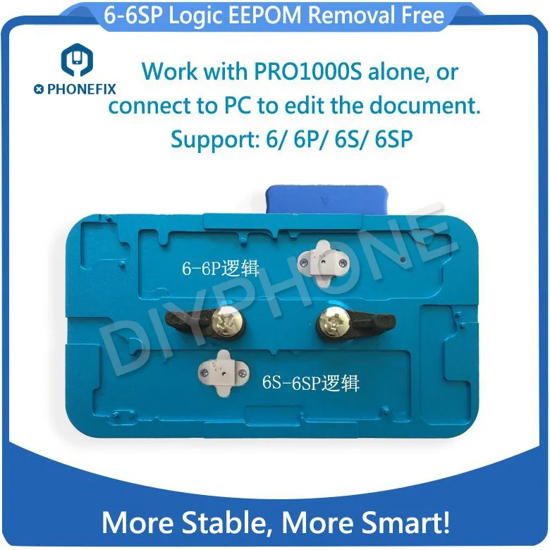 PHONEFIX JC Pro1000s Baseband Logic EEPROM IC программист батарея для наушников кабель для передачи данных инструмент для тестирования для iPhone 5 6 6S 7 7P 8