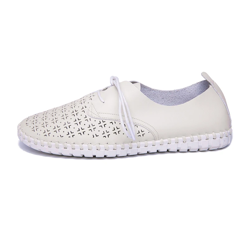 AIMEIGAO High Quality Comfortable Moccasins Women Shoes Vintage Flats Shoes Soft Leather Women Loafers Espadrilles Women Shoes