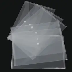 500 PC прозрачные пластиковые A4 папки Сумка-файл для документов держать папки в виде сумок хранения бумаги офиса школы поставщика