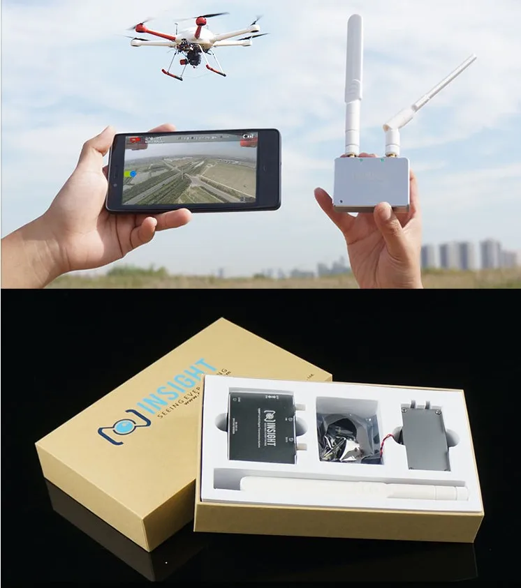 HDMI FPV Insight 5G 100 mW/200 mW Full HD 1080P цифровой беспроводной видеопередатчик|Детали и