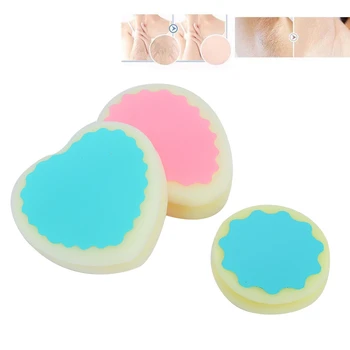 

3 Shapes Women Hair Removal Sponge Women Waxing Polishing Sponge Painless Hair Removal Pad Depilation Tools Skin Care