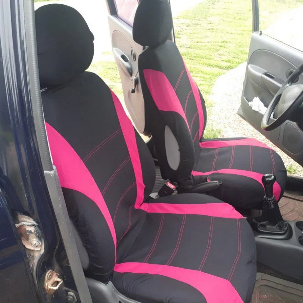 Общие 4 шт./компл. автомобильные чехлы для сидений удобные пылезащитные подголовники Чехлы для передних сидений универсальные для авто автомобилей