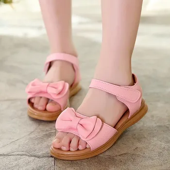 

2020 New High quality Children Toddler Infant Kids Baby Girls Bowknot Princess Casual Shoes Sandals fille enfant Children Shoes