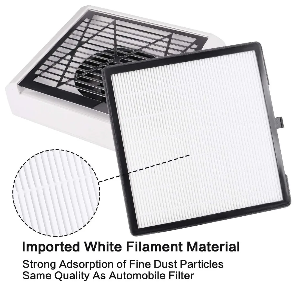 Billige Nagel Staub Collector Desktop Staubsauger für Nail art Maniküre Bohrer Staub kollektor Nagel Fan Saug Nail art Salon Ausrüstung