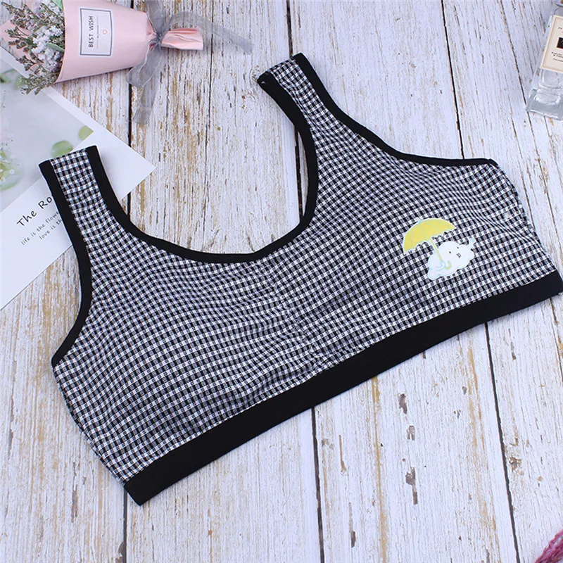 Girls cotton bra 2019 summer new Kids Girls Underwear Bra Vest Children Underclothes Sport Undies Clothes modis #4M08 (29)