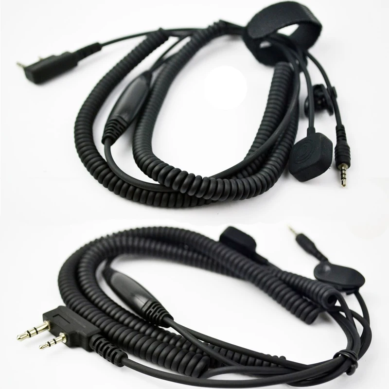 Bluetooth гарнитура Vimoto V8 V6 V3 для шлема специальный кабель Connention Kenwood Baofeng