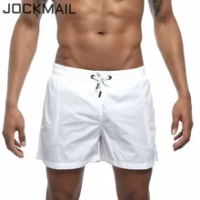 Бренд jockmail пляжные плавательные шорты водонепроницаемые мужские плавки летние штаны для бега эластичная талия