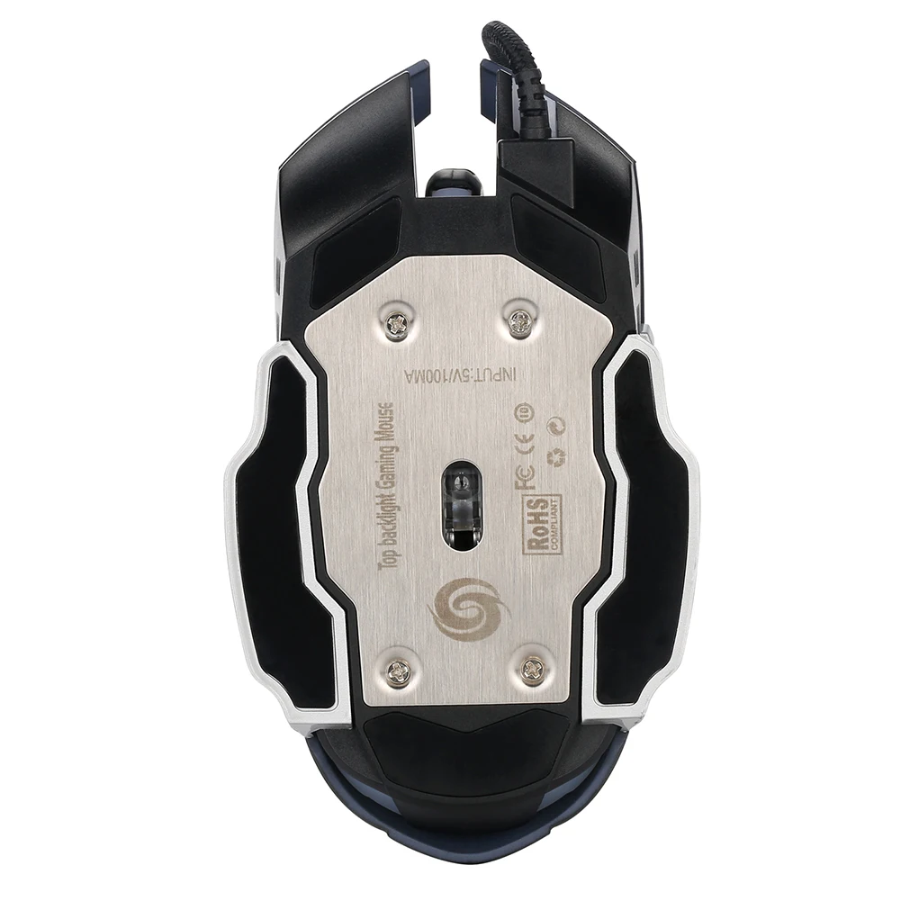 Silent Mute USB Wired Mouse Gaming Mechanical Luminous Mice for Laptop Desktop Computer Silent Mute USB Wired Mouse Gaming Mechanical Luminous Mice for Laptop Desktop Computer