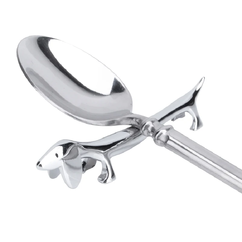 4ps Hotel and Household Animal Sausage dog Knife and fork Chopstick spoon rest chopsticks holder