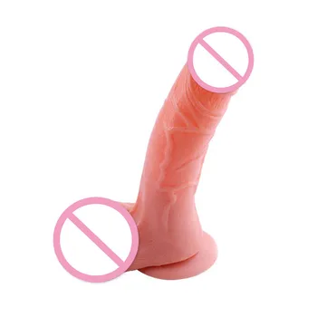 Inflatable Realistic Big Silicone Penis Vagina Massager Dildos Female Masturbation Sex Toys 5