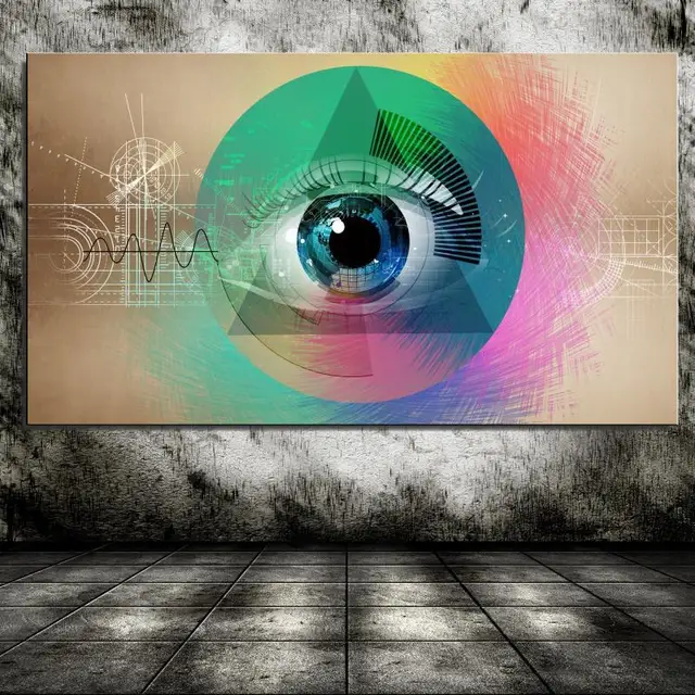 Pyramid Painting All Seeing Eye Pyramid Spray Paint Art Illuminati ...