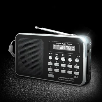 

Portable Mini Am Fm Radio Stereo Speaker Support Sd/Tf Card With Usb