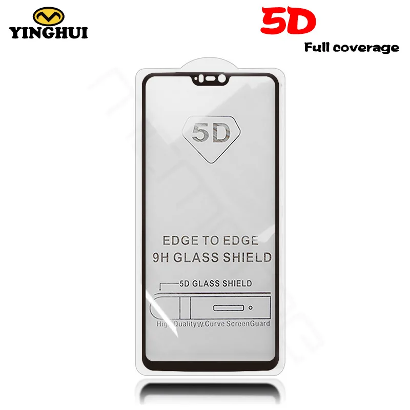 

5D Tempered Glass For OnePlus 3 3T 5 5T 6 6T Full Coverage Cover Screen Protector Protective Film Full Glue OnePlus 7