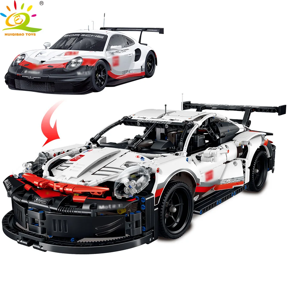 

1647pcs City Transformable Racing Car Building Block Compatible Legoingly technic Speed Bricks Set Educational toys for children