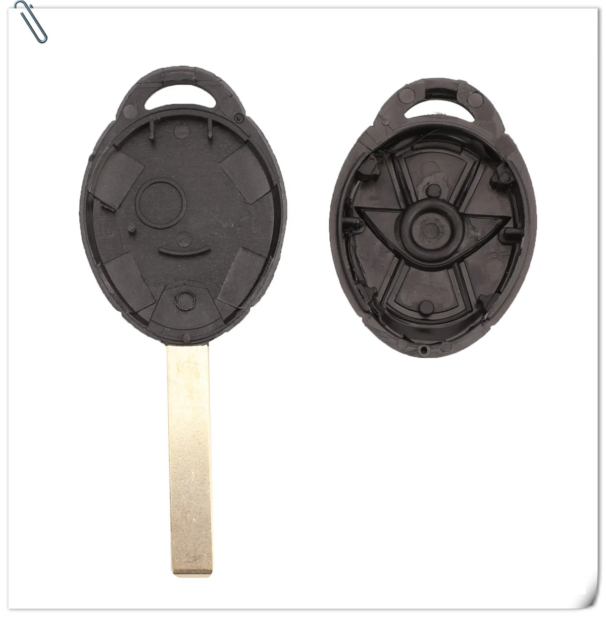 Keyforkess 10 pz/lotto chiave a distanza Shell caso Fob 2 pulsanti per BMW Mini One Cooper R50 R53 sostituzione coperchio chiave in bianco - HTB1H85jcwmH3KVjSZKzq6z2OXXam