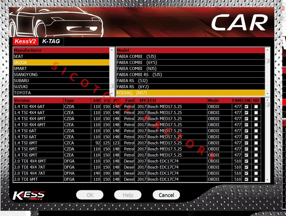 SW V2.23 V2.47 KESS V2 V5.017 2,47 Ktag K тег V7.020 мастер ЭБУ чип инструмент настройки K-TAG 7,020 лучше KTAG V7.003