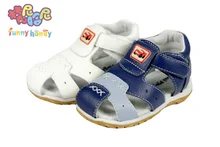 2 Couleurs En Cuir Véritable Petit Garçon Sandales Enfants Chaussures Pour Garçons de L’enfant Bébé D’été Sandales Enfants Garçons Non-Slip Sandales Infantile
