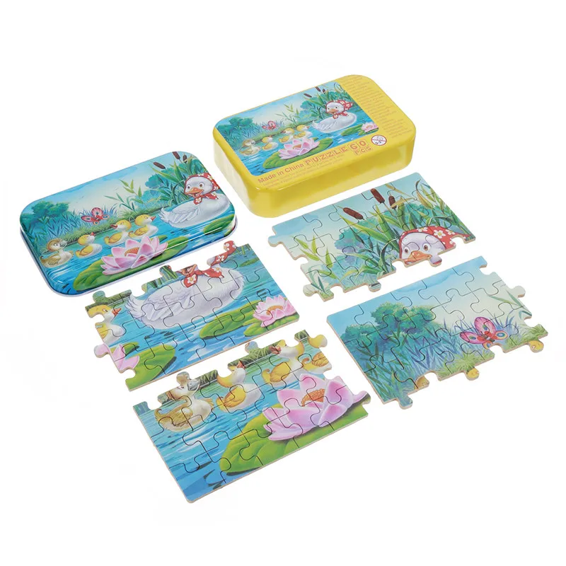 Lindo bebé de dibujos animados rompecabezas pequeño pedazo de madera niños juguete 3D rompecabezas de madera educativos Juguetes para niños juguetes educativos Lindo bebé de dibujos animados rompecabezas pequeño pedazo de madera niños juguete 3D rompecabezas de madera educativos Juguetes para niños juguetes educativos