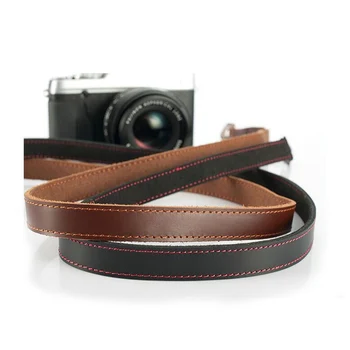 

genuine Leather Neck Strap for leica Q D-LUX D6 X1 X2 M10 TYP116 SLR camera Shoulder strap for Panasonic GF7 GF8 GF9 LX100 LX7