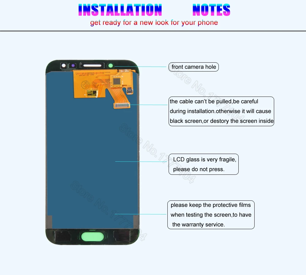 Для samsung Galaxy J7 Pro J730 SM-J730F J730FM/DS J730F/DS J730GM/DS ЖК-дисплей+ сенсорный экран дигитайзер монтаж