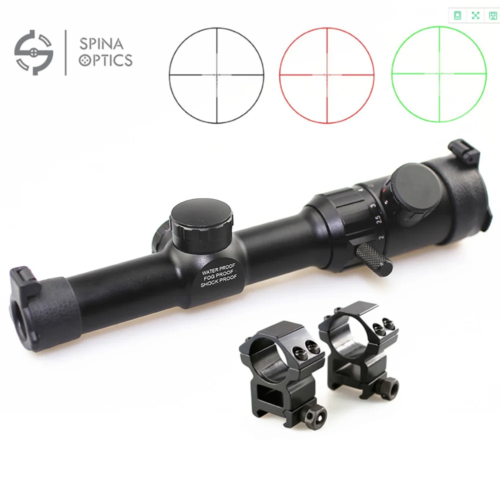 Buy Hunting Air Rifle scope Green Red Illuminated 1