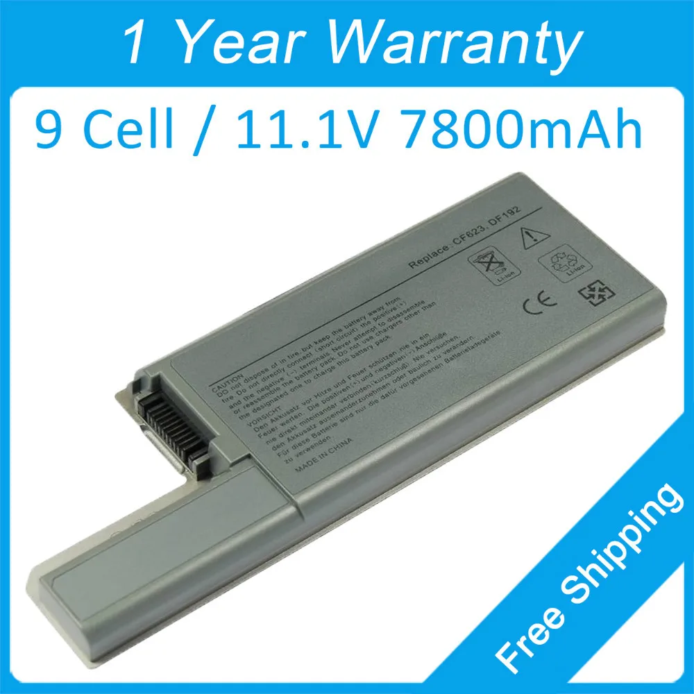 Новая 9 батарея для ноутбука dell Latitude D820 D830 D531 D531N CF623 GX047 CW674 GR932 HR048 HX306 JT784 TT721 MM158 312-0402