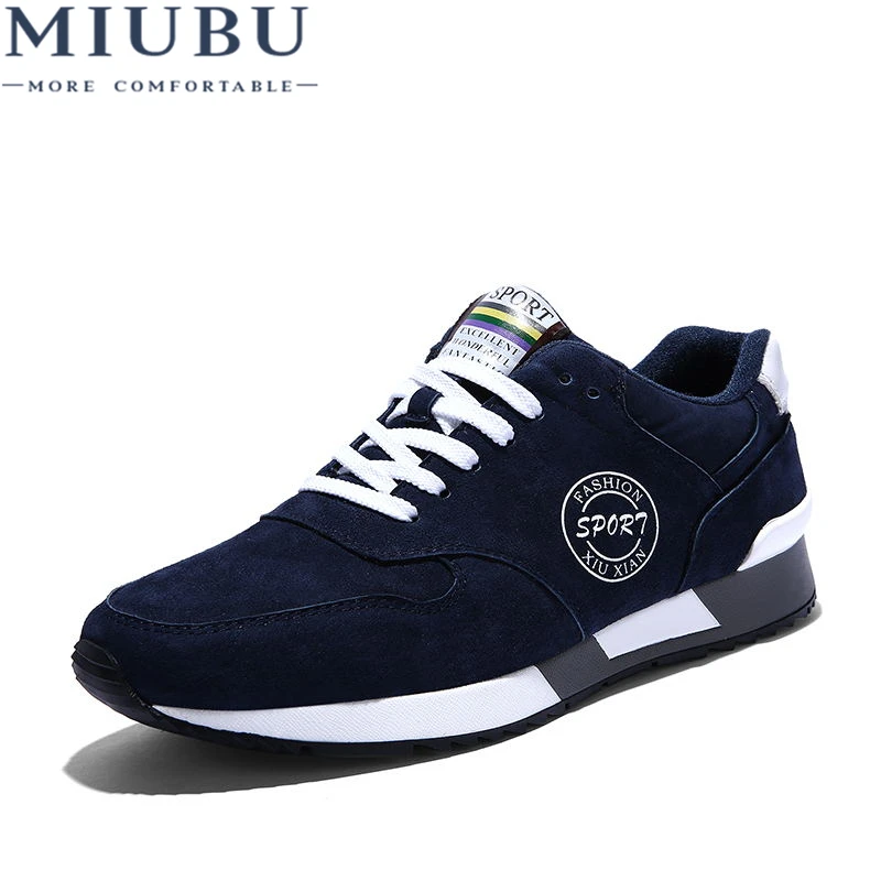 

MIUBU Genuine Leather Quality Casual Male Shoes For Men Sneakers Wedge Autumn Winter Comfortable Fashion Walking Footwear 9931