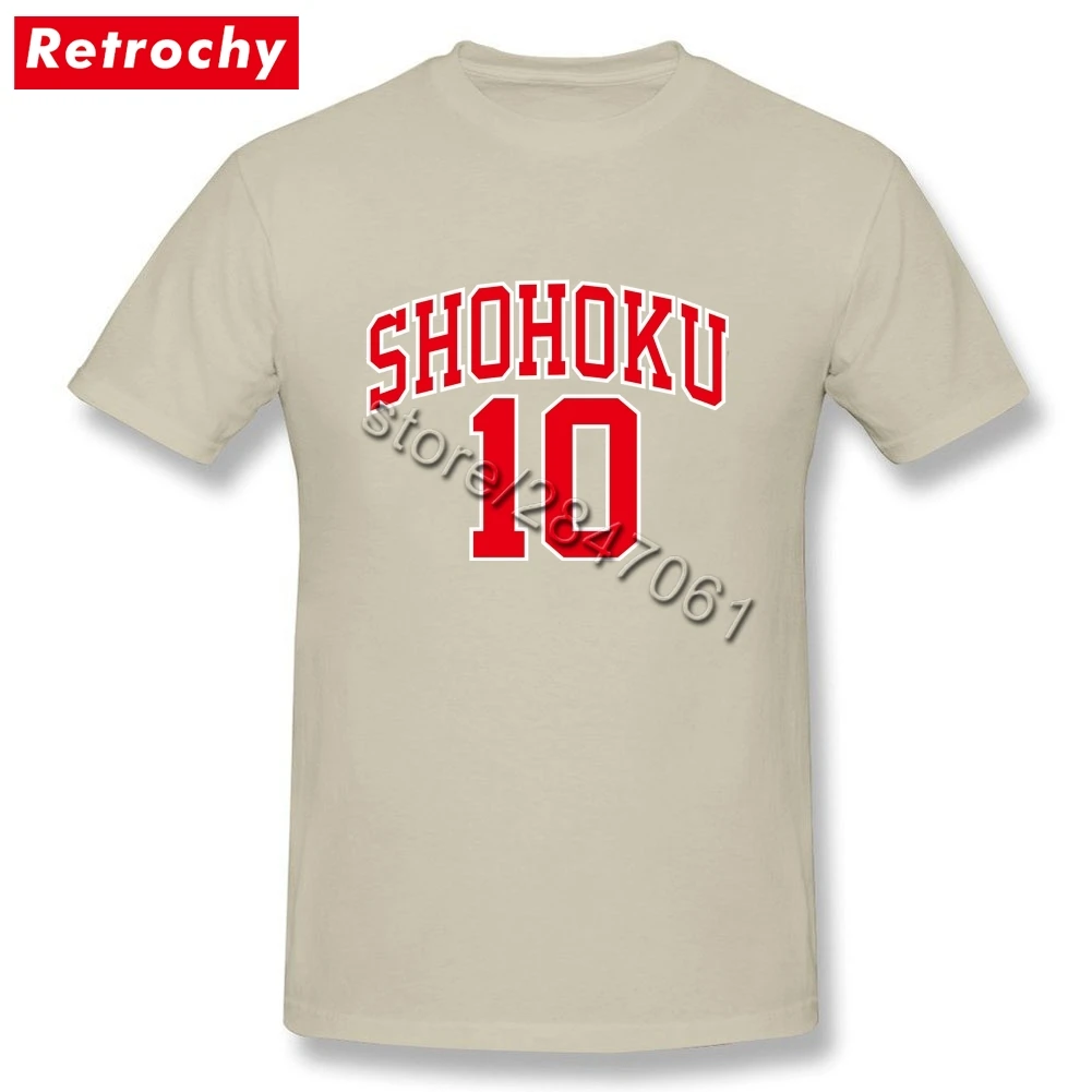 Известный бренд ханамичи футболка по аниме Sakuragi Для мужчин Shohoku номер 10 футболки