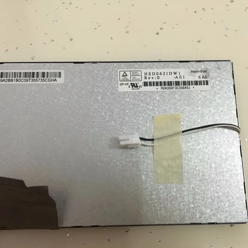 HSD062IDW1 A00 A01 A02 6.2 인치 LCD 화면, 신제품