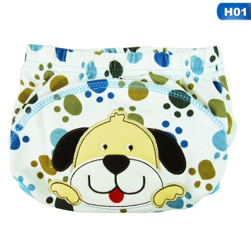 Children Cartoon Potty Leak-proof Diapers Training Pants Cotton Panties 80 90 100 Cm Briefs Newborn Underwear For Baby Boy - Цвет: 1