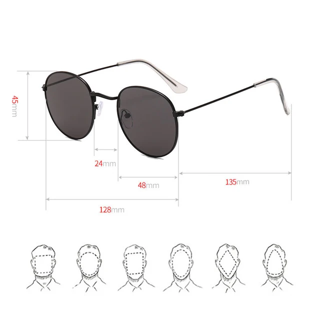 Classic Round Men Sunglasses Women Sunglasses Unisex Sunglasses Kito City Jewelry