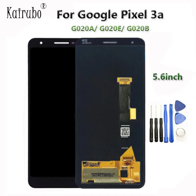

5.6" For Google Pixel 3a LCD Display Touch Screen Digitizer Assembly Replacement For Pixel 3A G020A G020E G020B LCD + Tools